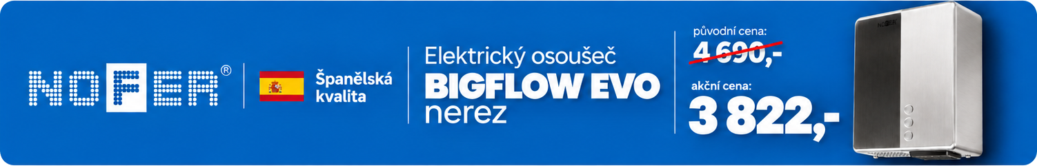 Bezdotykový elektrický osoušeč rukou NOFER